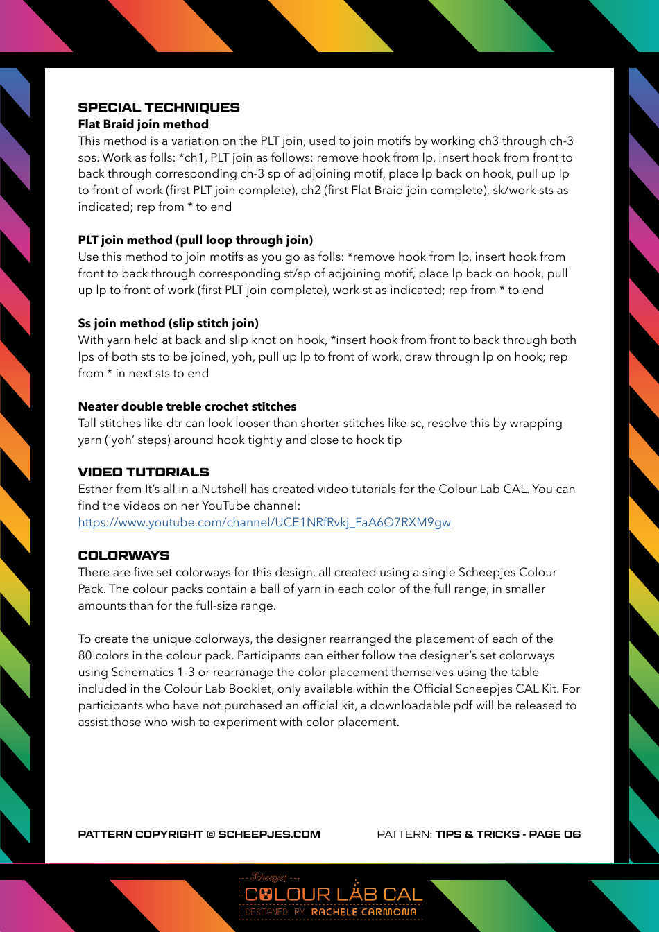 Color Lab Quilt Pattern - Scheepjes, Page 6