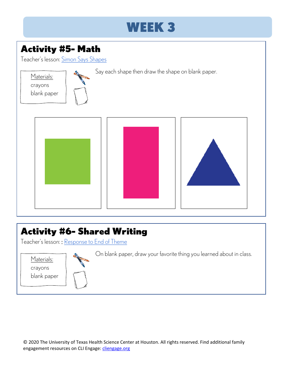 Cli Curriculum Lessons Family Workbook - the University of Texas Health Science Center at Houston, Page 17