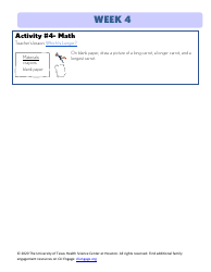 Cli Curriculum Lessons Family Workbook - the University of Texas Health Science Center at Houston, Page 20