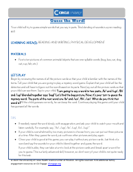 Cli Curriculum Lessons Family Workbook - the University of Texas Health Science Center at Houston, Page 25