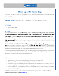 Cli Curriculum Lessons Family Workbook - the University of Texas Health Science Center at Houston, Page 30