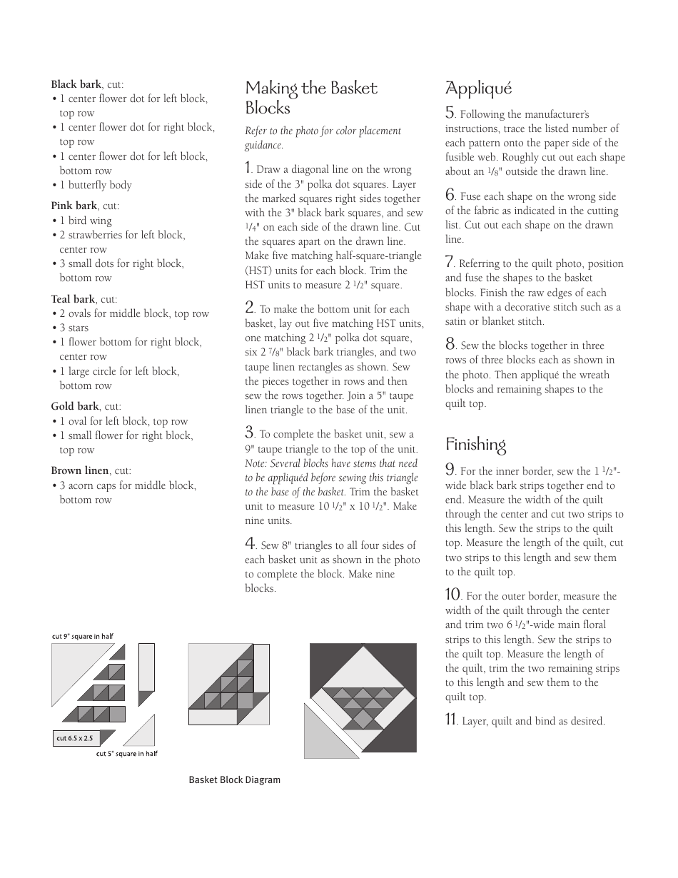 A Bakers Dozen Quilt Pattern Templates - Pat Sloan, Page 3