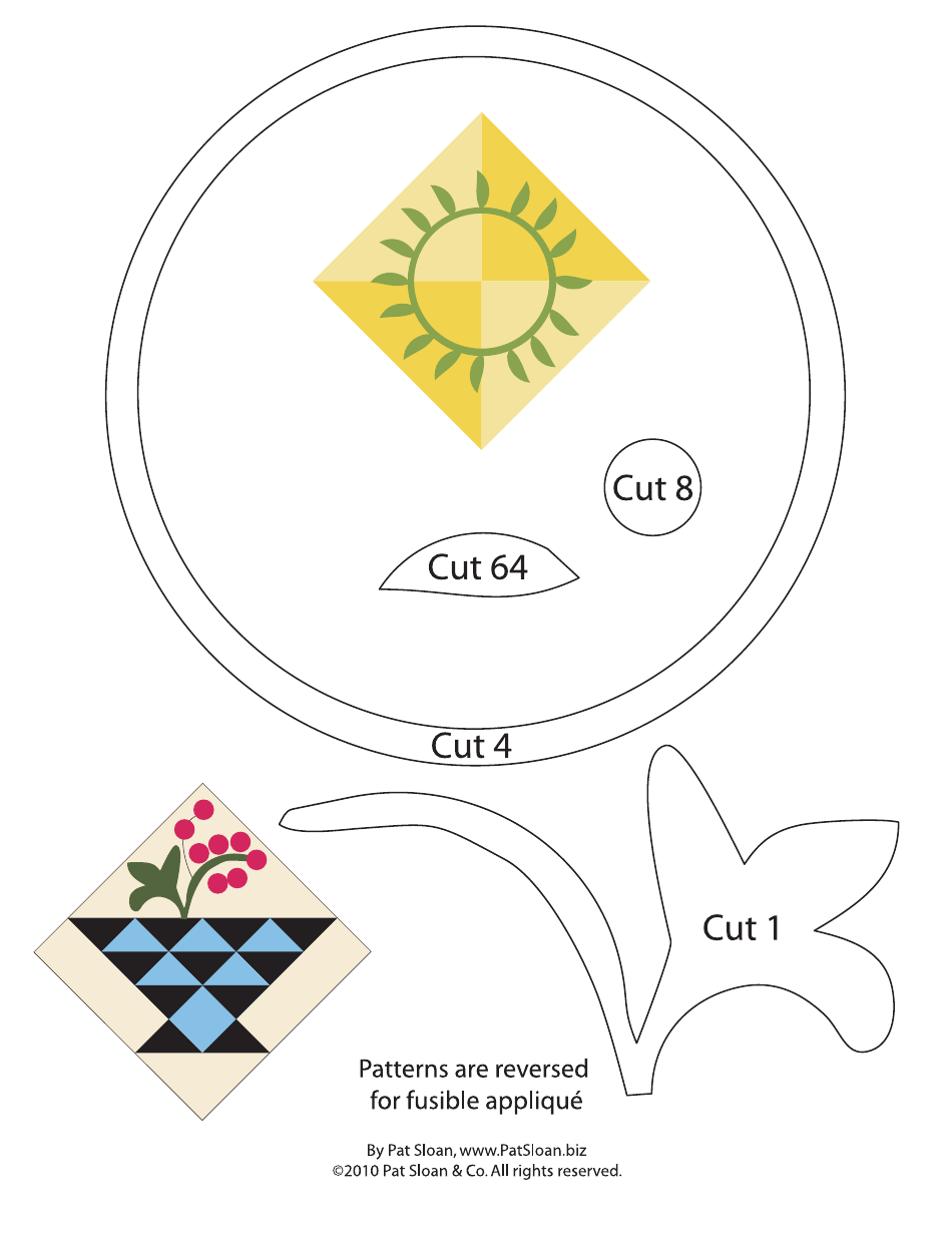 A Bakers Dozen Quilt Pattern Templates - Pat Sloan, Page 7