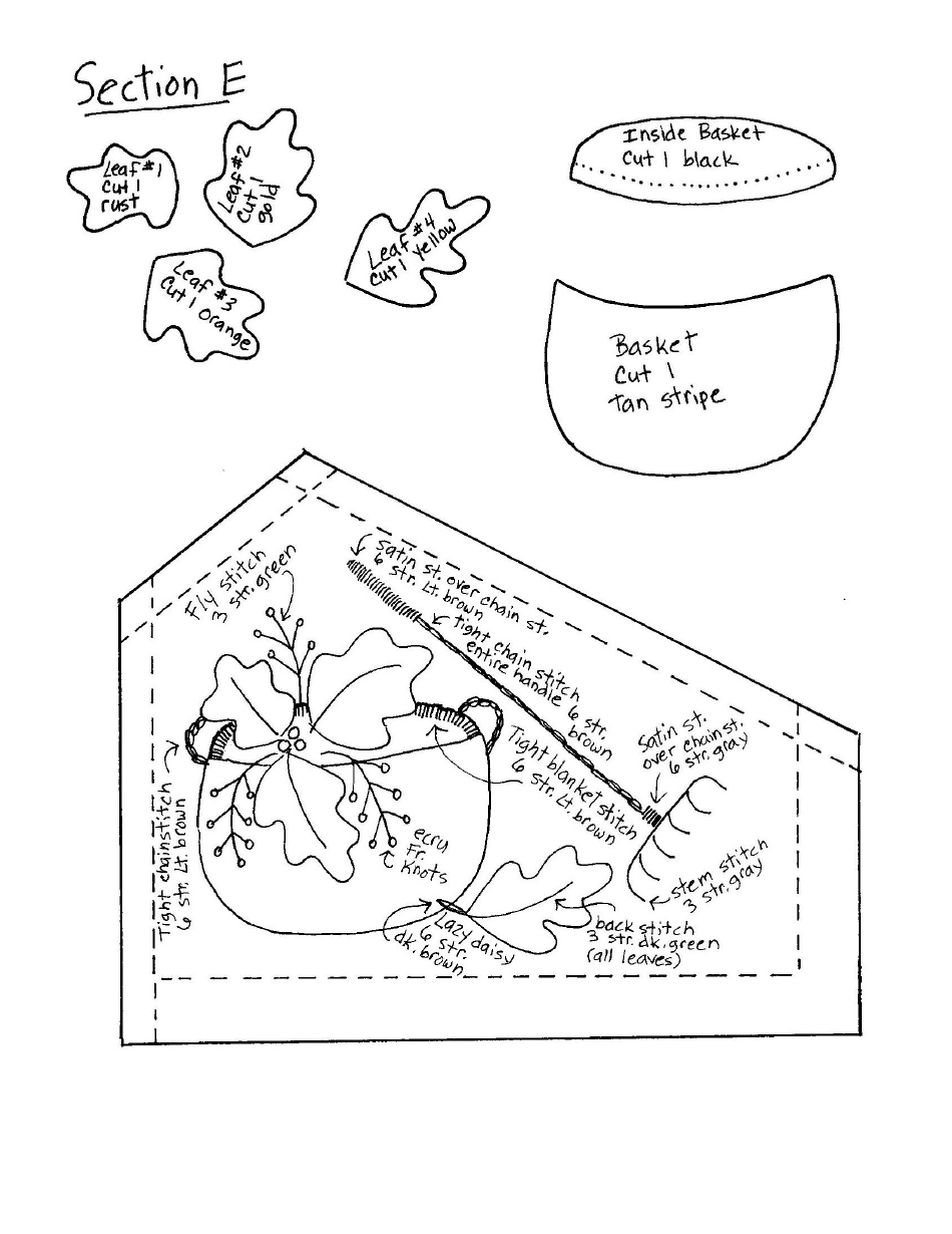 Fall Breeze Quilt Pattern Templates - Heart to Hand, Page 7