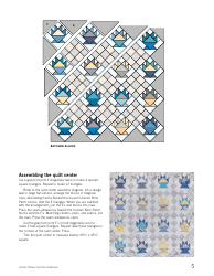 Cactus Flower Quilt Pattern Templates, Page 5