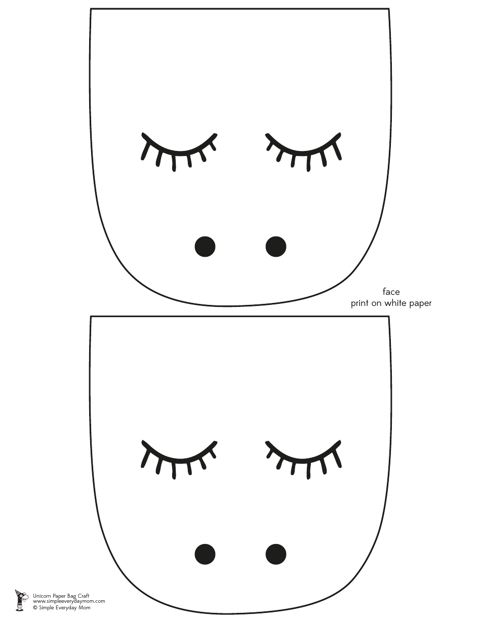Unicorn Paper Bag Craft Templates - Simple Everyday Mom, Page 6
