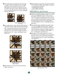 October Morning Maple Leaves Quilt Pattern - Kim Diehl, Page 5