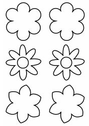 Document preview: Flower Templates - Different Types