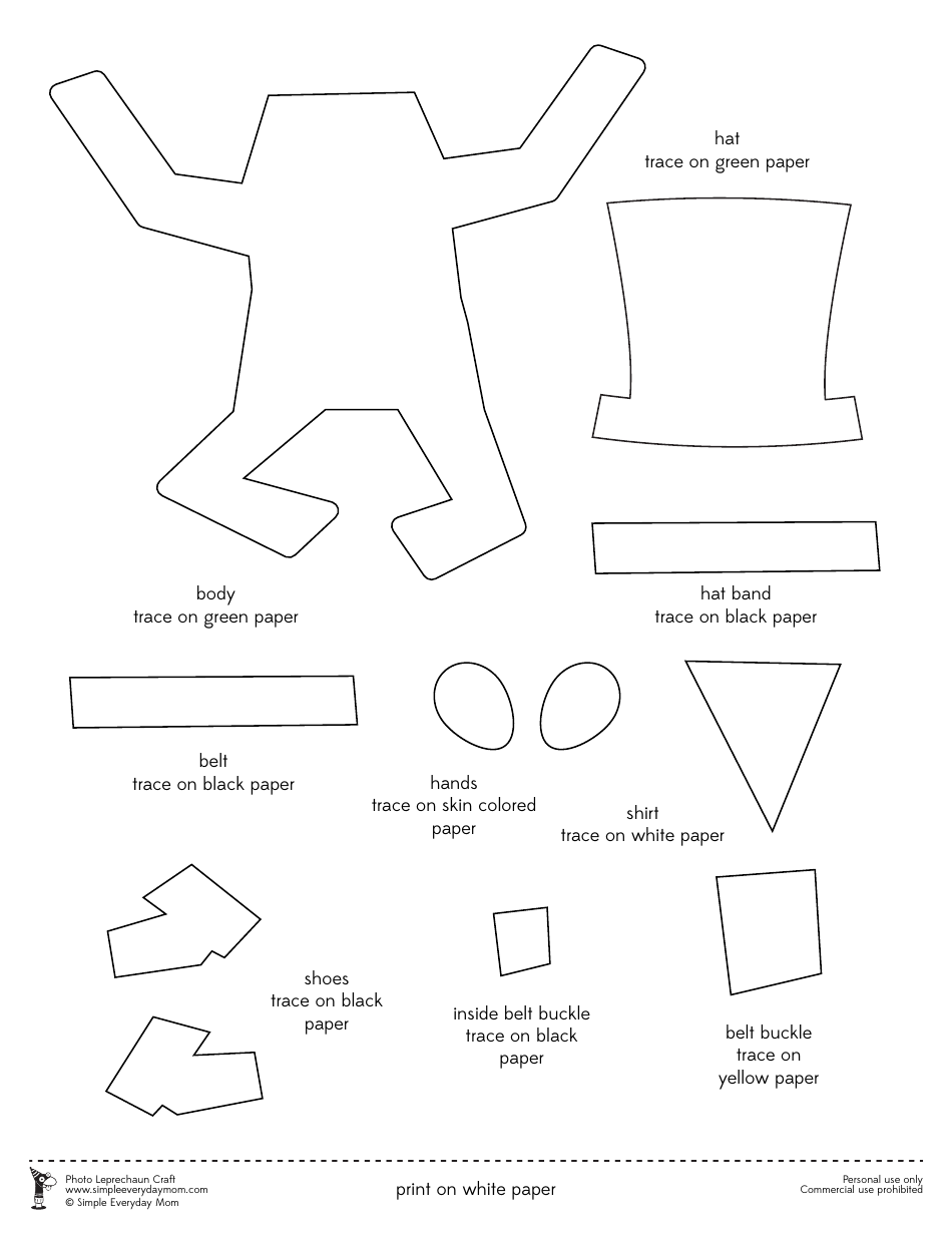Photo Leprechaun Craft Templates - Simple Everyday Mom, Page 2