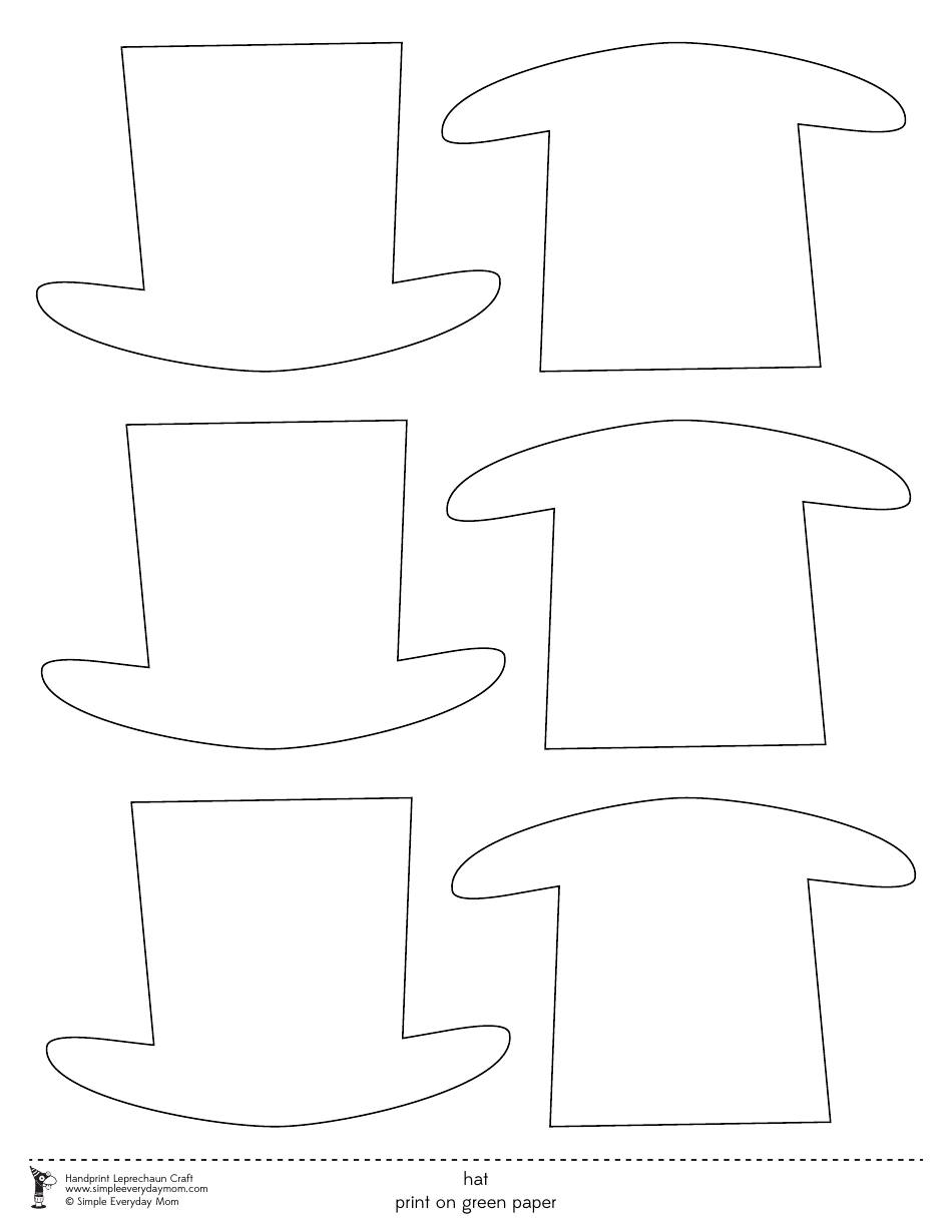 Handprint Leprechaun Craft Templates - Simple Everyday Mom, Page 3