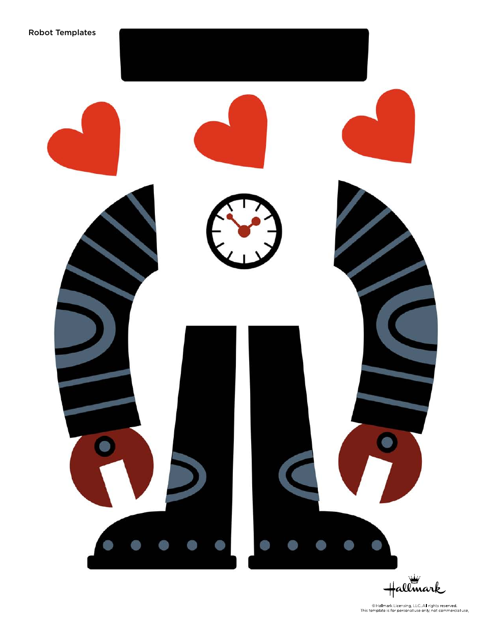Beep-Box Robot Craft Templates - Hallmark, Page 4