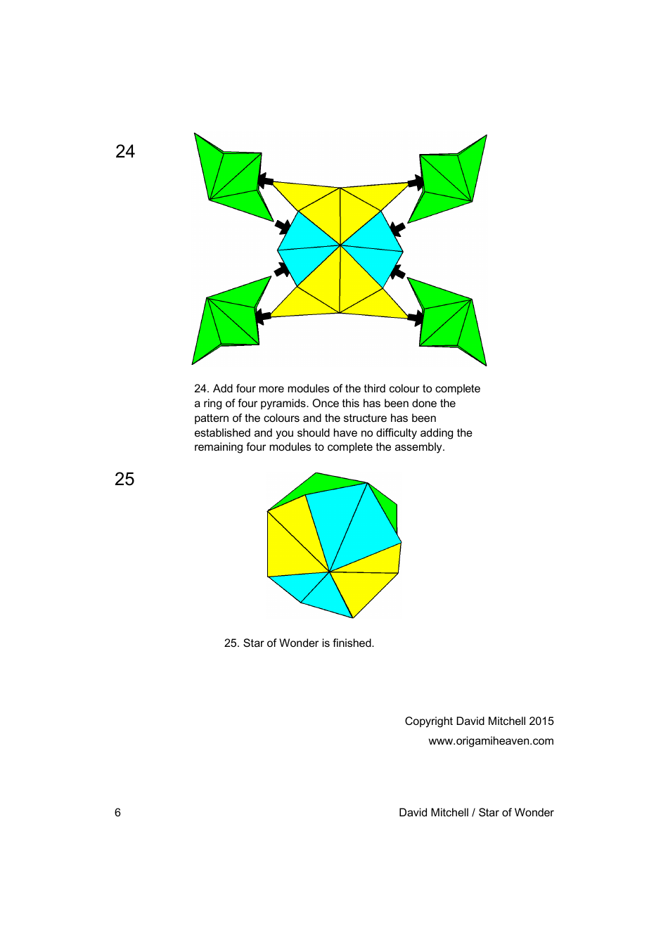 Origami Paper Star of Wonder - David Mitchell, Page 6