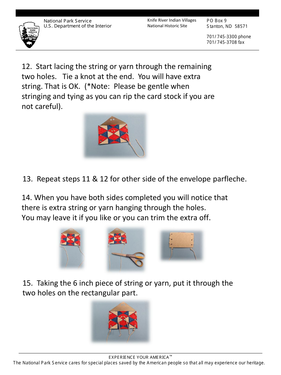 Envelope Parfleche Instructions, Page 5