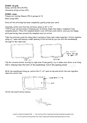 Flowerpot Needlekeep Stitchery Design Pattern, Page 3