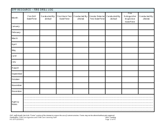 Form HS-3275 Child Care Agency Emergency Preparedness Plan Checklist and Template - Tennessee, Page 12