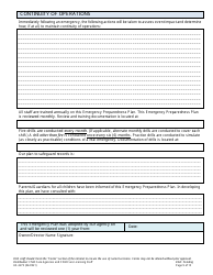 Form HS-3275 Child Care Agency Emergency Preparedness Plan Checklist and Template - Tennessee, Page 9