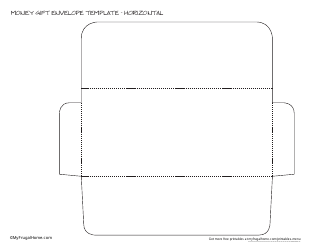 Document preview: Money Gift Envelope Templates - Myfrugalhome