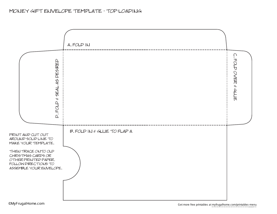 Money Gift Envelope Templates - Myfrugalhome Download Printable PDF ...