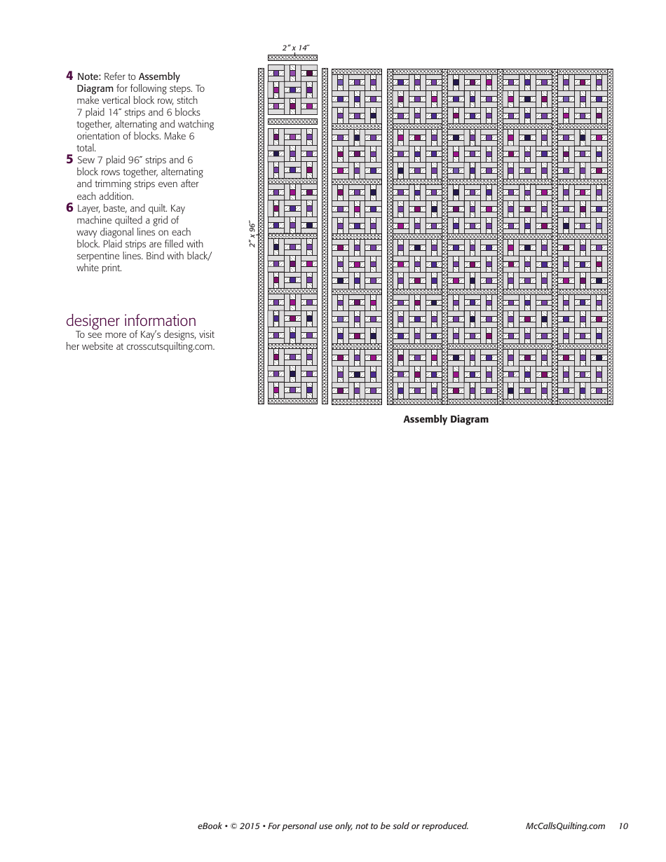Blue Moon Quilt Pattern Templates -mccallsquilting, Page 10