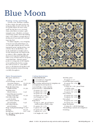 Blue Moon Quilt Pattern Templates -mccallsquilting, Page 4