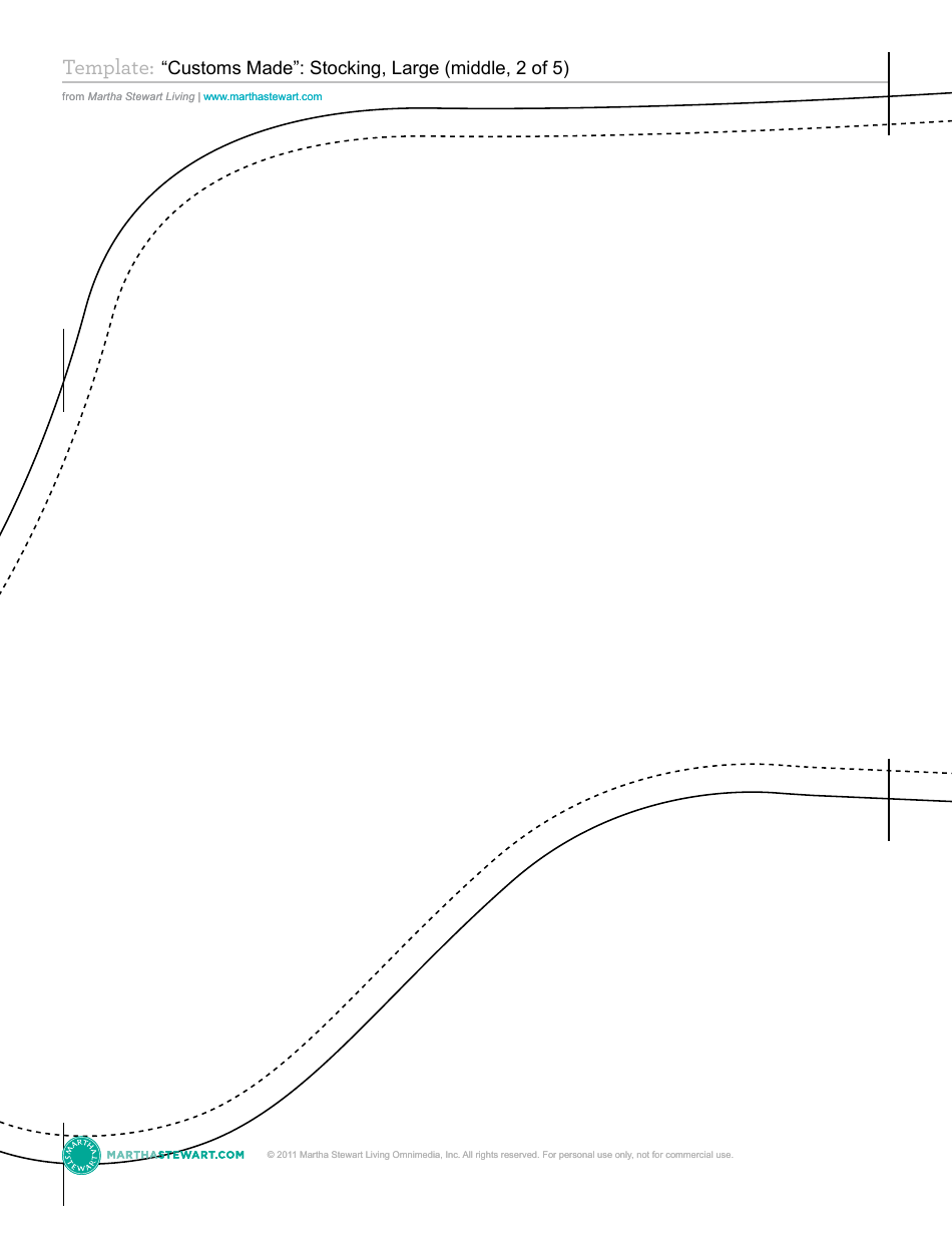 Christmas Stocking Templates (Large and Small) - Martha Stewart Living Omnimedia, Page 3