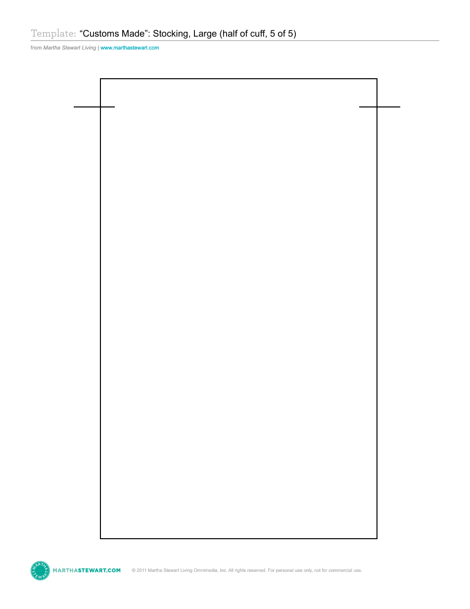 Christmas Stocking Templates (Large and Small) - Martha Stewart Living Omnimedia, Page 6