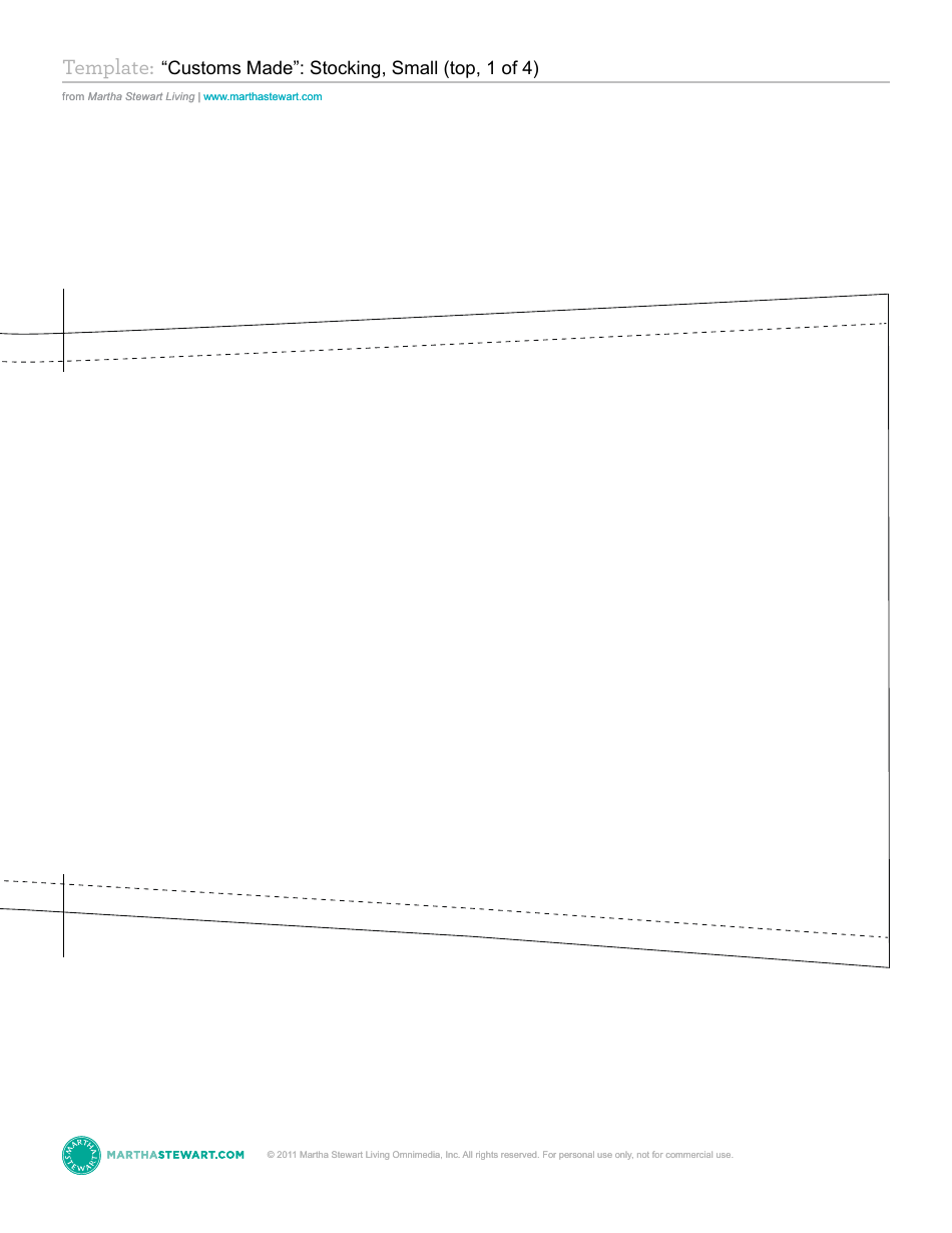 Christmas Stocking Templates (Large and Small) - Martha Stewart Living Omnimedia, Page 7