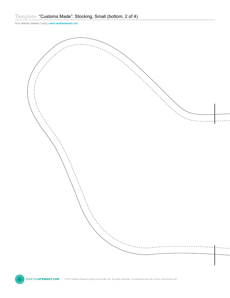 Christmas Stocking Templates (Large and Small) - Martha Stewart Living Omnimedia, Page 8