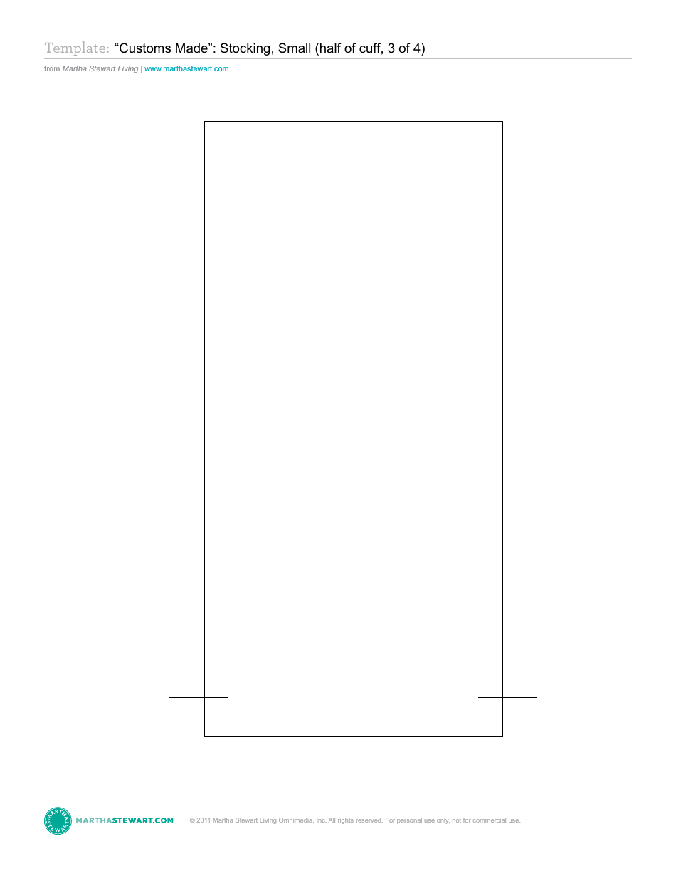 Christmas Stocking Templates (Large and Small) - Martha Stewart Living Omnimedia, Page 9