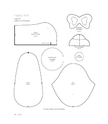 Document preview: Happy Feet Stitching Pattern Templates