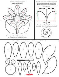 Little Flower Quilt Block Template and Diagram - Janome, Page 5