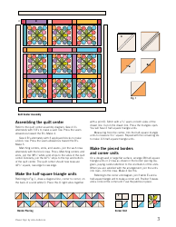 Flower Pops Quilt Pattern Templates, Page 3