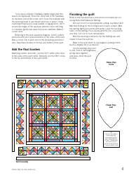 Flower Pops Quilt Pattern Templates, Page 4