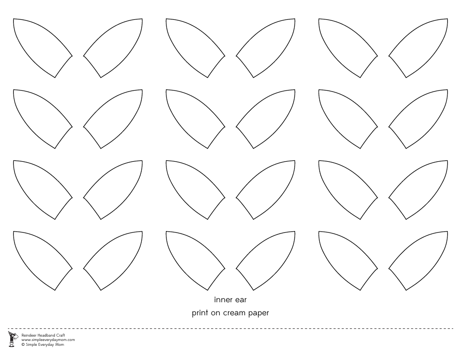 Cute Reindeer Headband Craft Templates - Simple Everyday Mom, Page 11