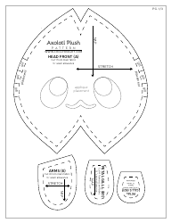 Axolotl Plush Sewing Templates - Choly Knight, Page 14