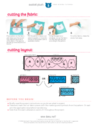 Axolotl Plush Sewing Templates - Choly Knight, Page 5