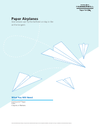 Paper Airplane Templates, Page 2