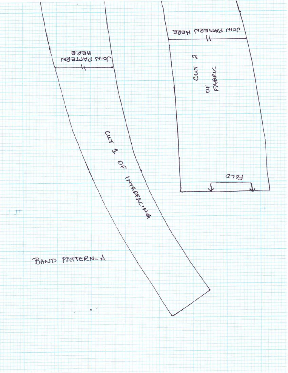 Wide-Brim Sun Visor Sewing Pattern Template, Page 9