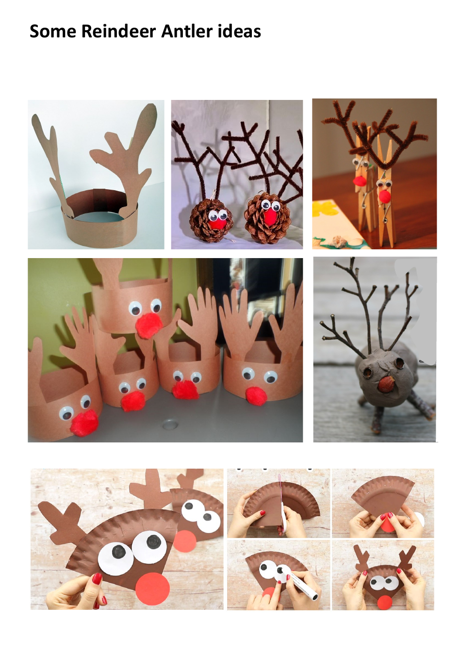 Reindeer Antler Headband Template, Page 3