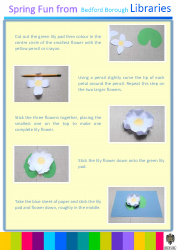 Paper Water Lily Templates, Page 3