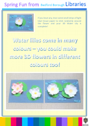 Paper Water Lily Templates, Page 4