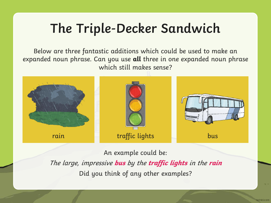 Expanded Noun Phrases Warm-Up, Page 9