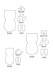 Document preview: Paper Cat Doll Craft Templates