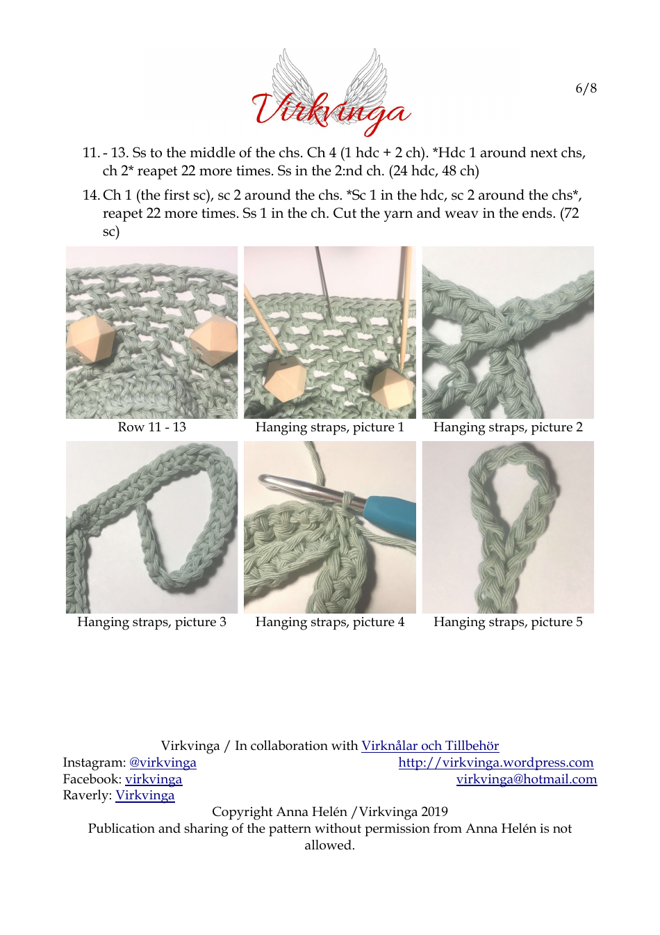 Hanging Flowerpot Crochet Pattern - Anna Helen, Page 6