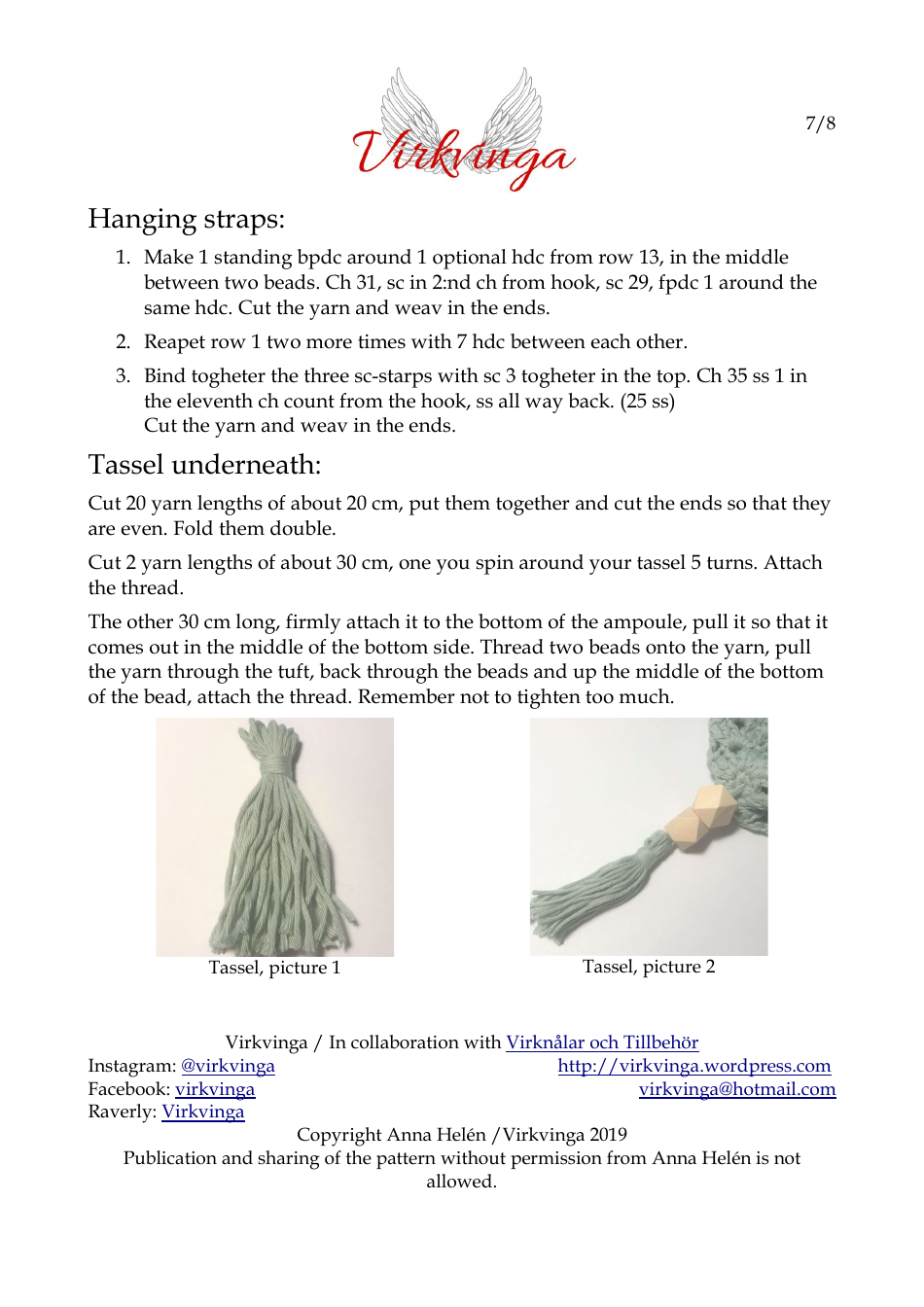 Hanging Flowerpot Crochet Pattern - Anna Helen, Page 7