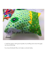 Monster Pillow Sewing Templates - Onitnotinit Ltd, Page 11