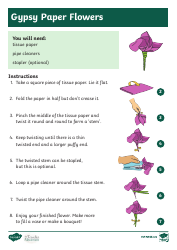 Document preview: Gypsy Paper Flower