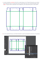5 Panel Folder Box Template, Page 2