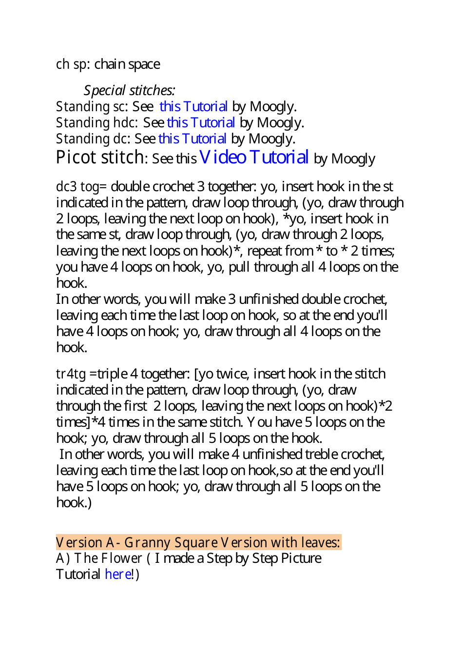 Majestic Bloom Granny Square Free Crochet Pattern, Page 3