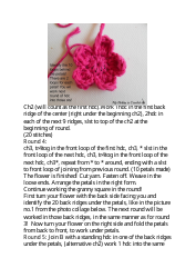 Majestic Bloom Granny Square Free Crochet Pattern, Page 5
